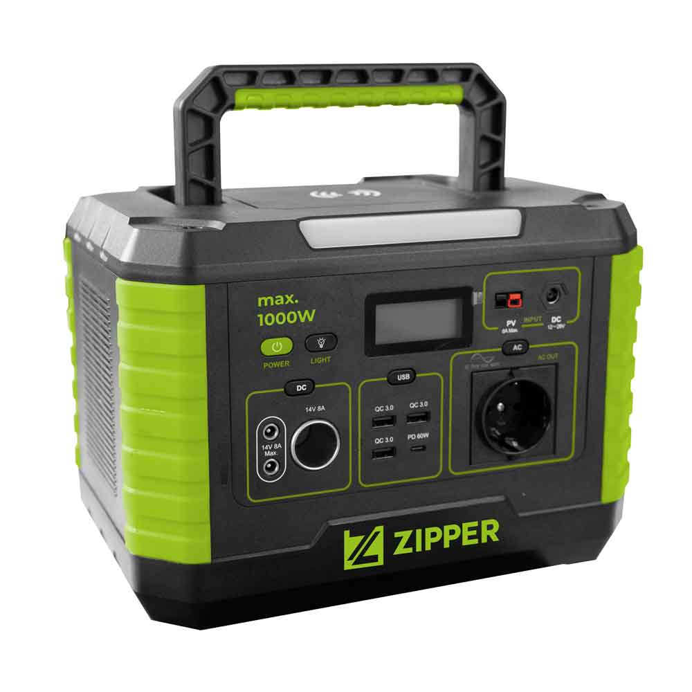 Zipper Powerstation 1000W ZI-PS1000 billiger kaufen im Holzmann Maschinen  Store